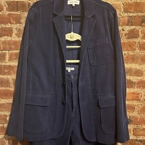 Men’s Alex Mill, Navy Corduroy Suit